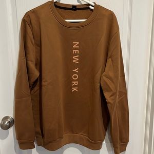 NWOT Men’s SHEIN “New York” Crewneck Sweatshirt